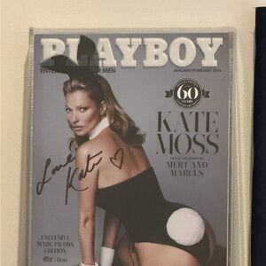 PLAYBOY Magazine with Black and White Cover